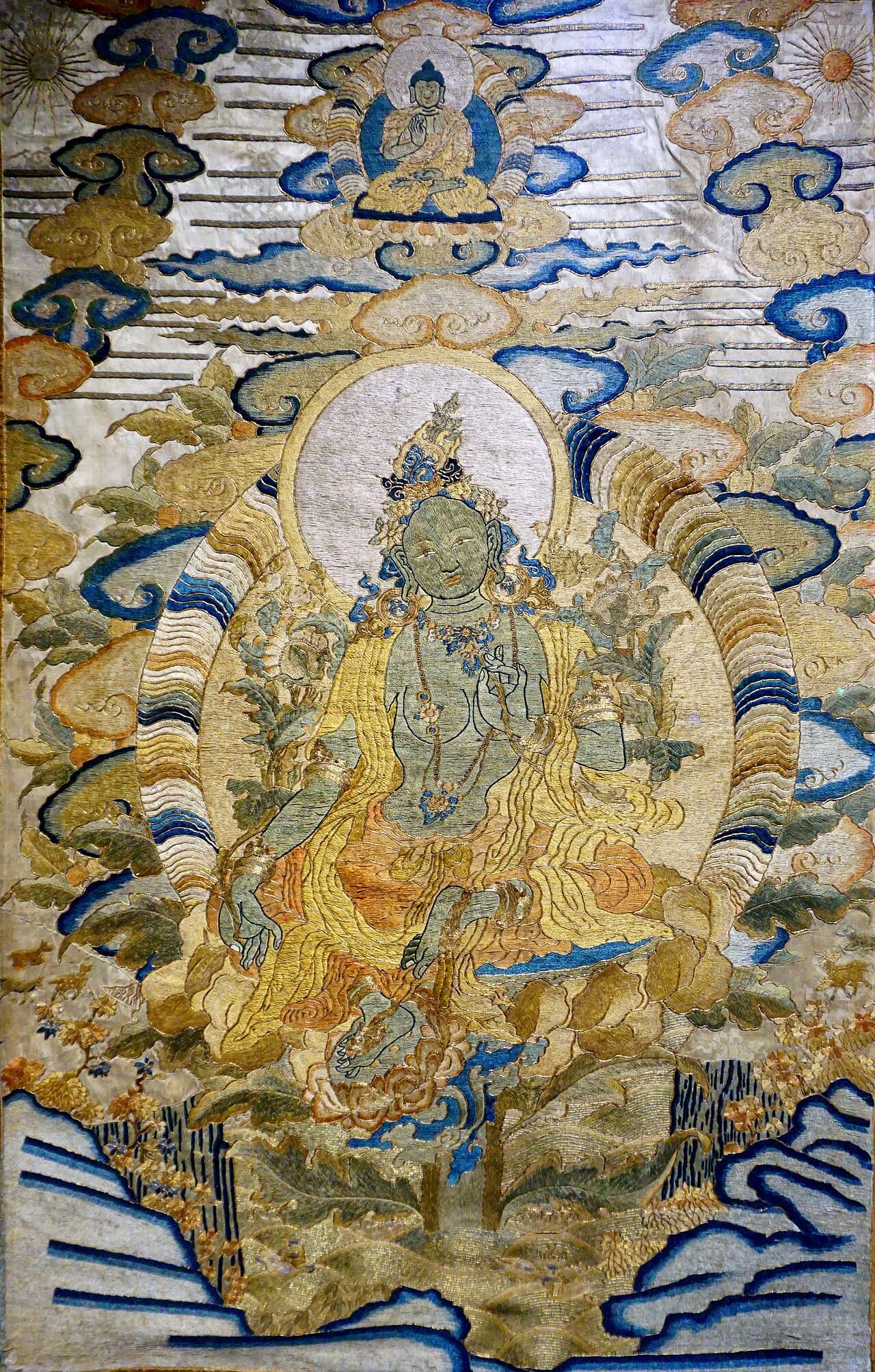 Green Tara Gallery Framed Thangka