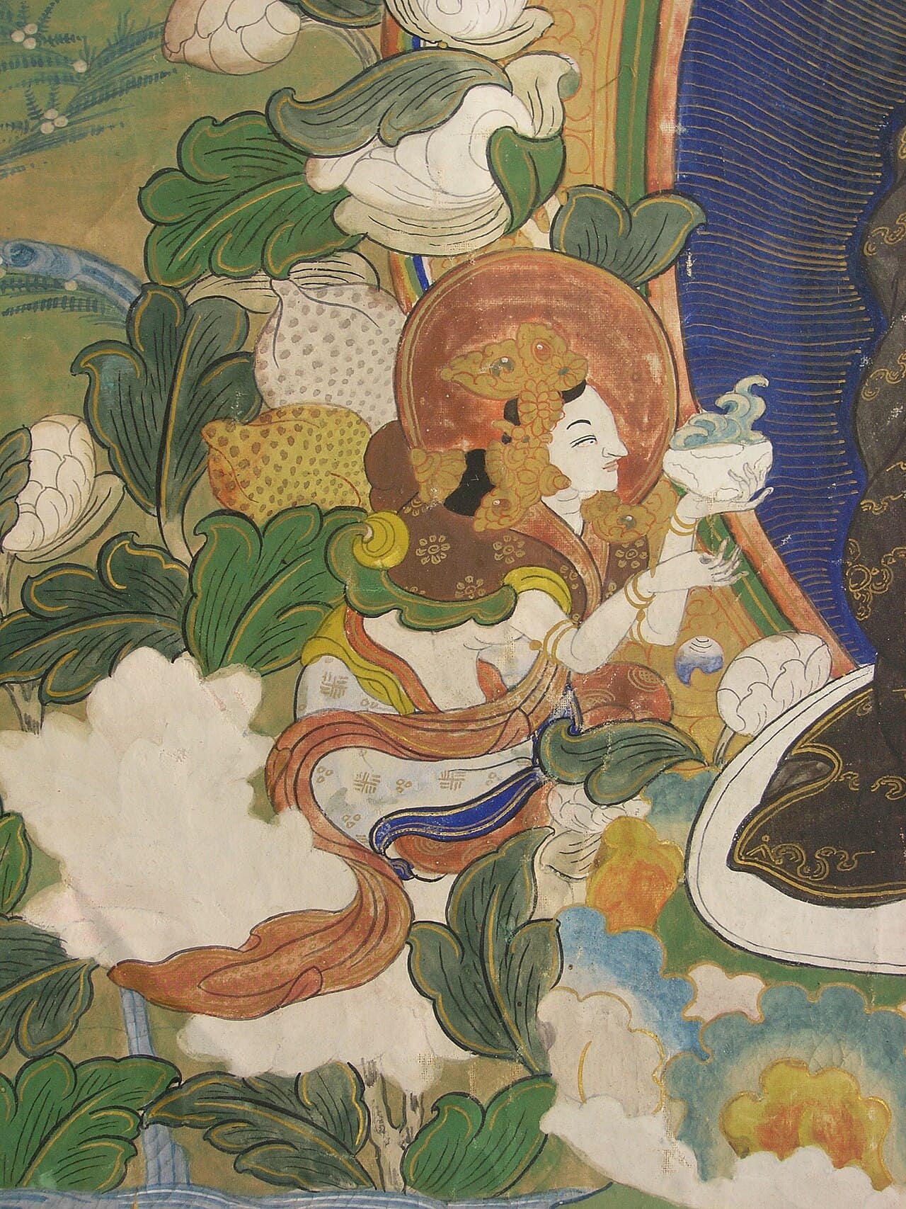 Padmasambhava Pure Land Brocade Thangka