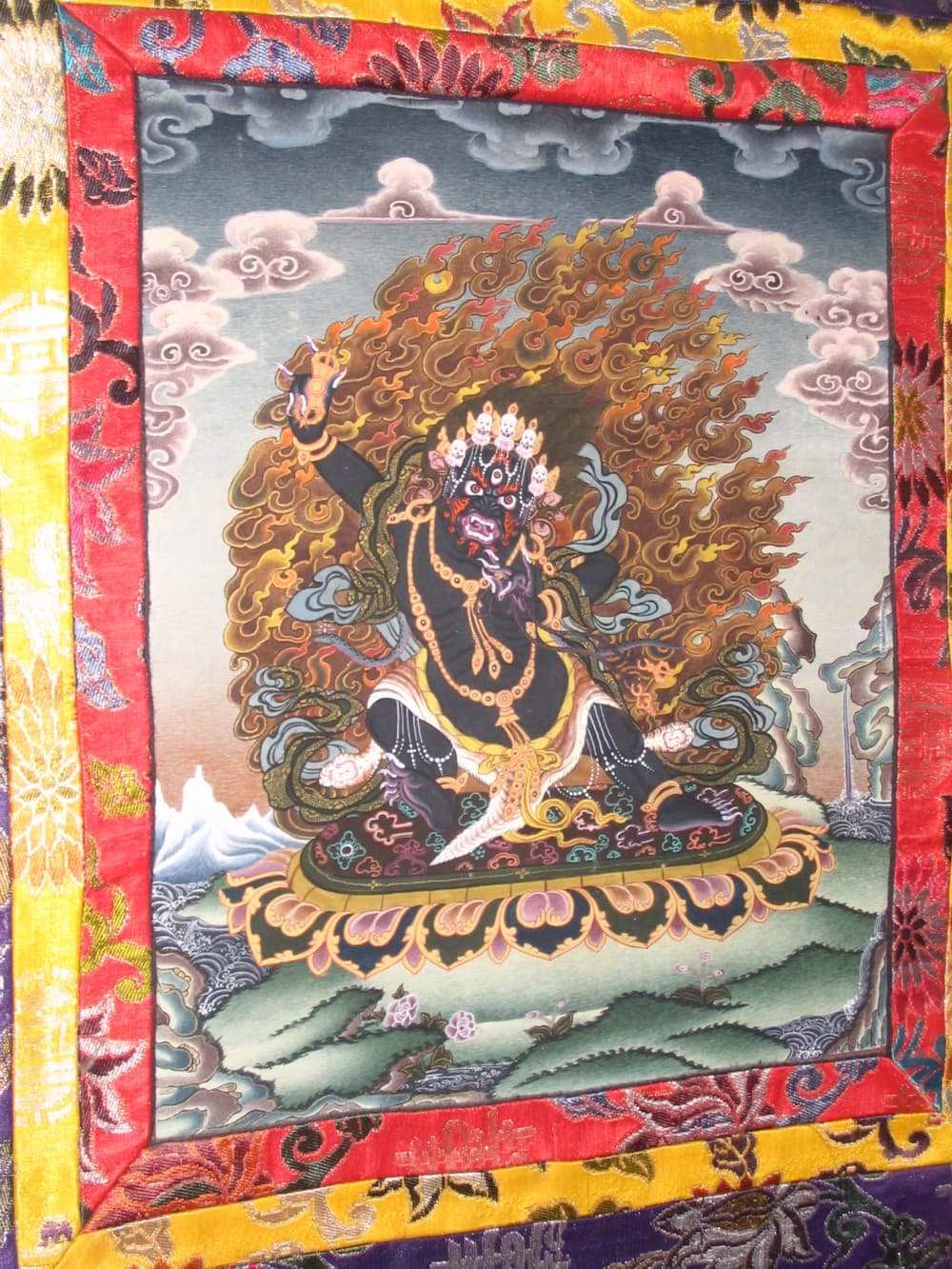 Vajrapani Protective Deity Thangka