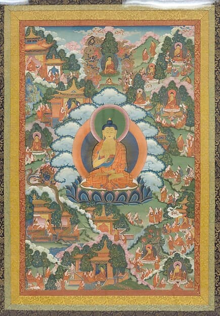 Thangka, open-access thangka reference image for a Rebgong thangka article.